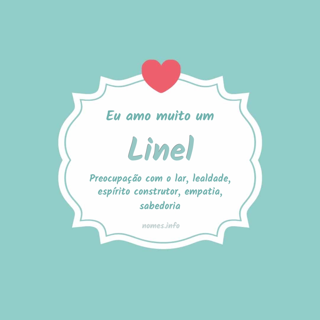 Eu amo muito Linel Eu amo muito Linel