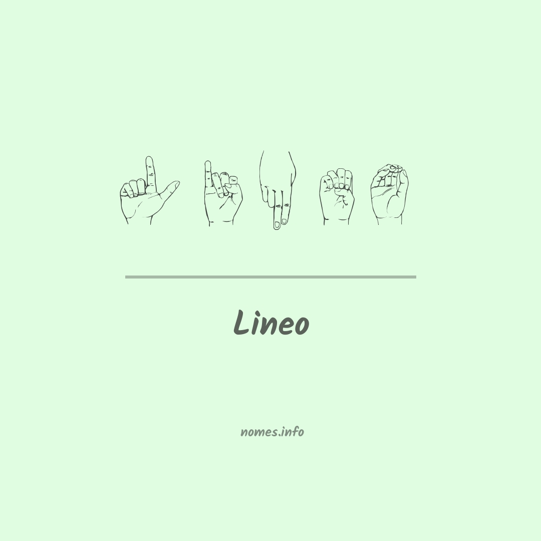 Lineo em Libras