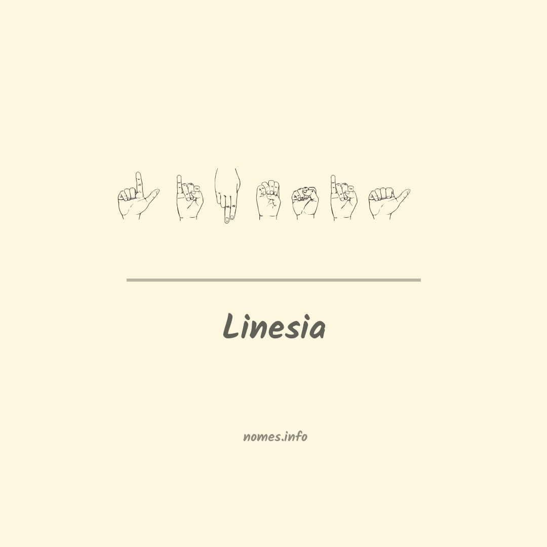 Linesia em Libras
