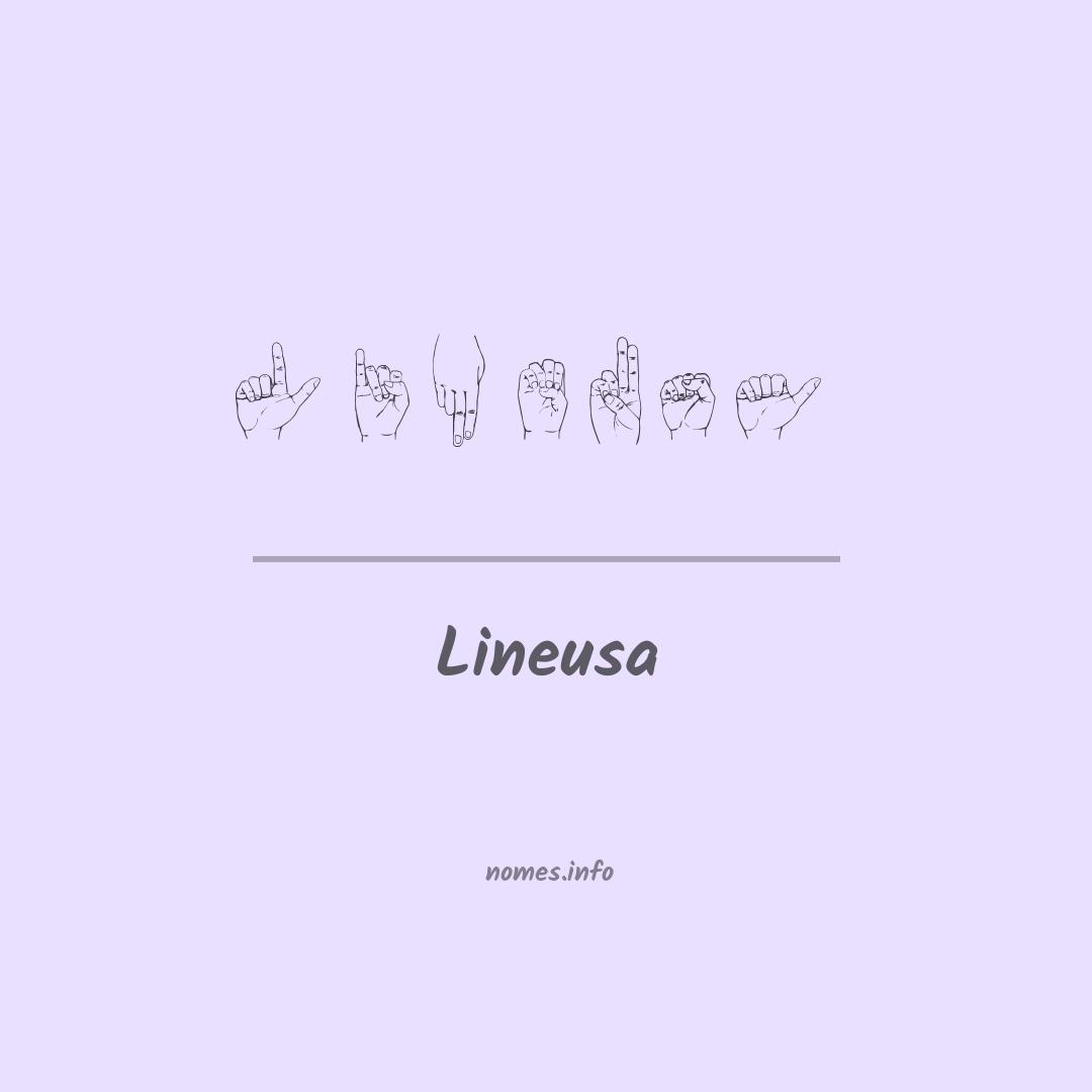 Lineusa em Libras