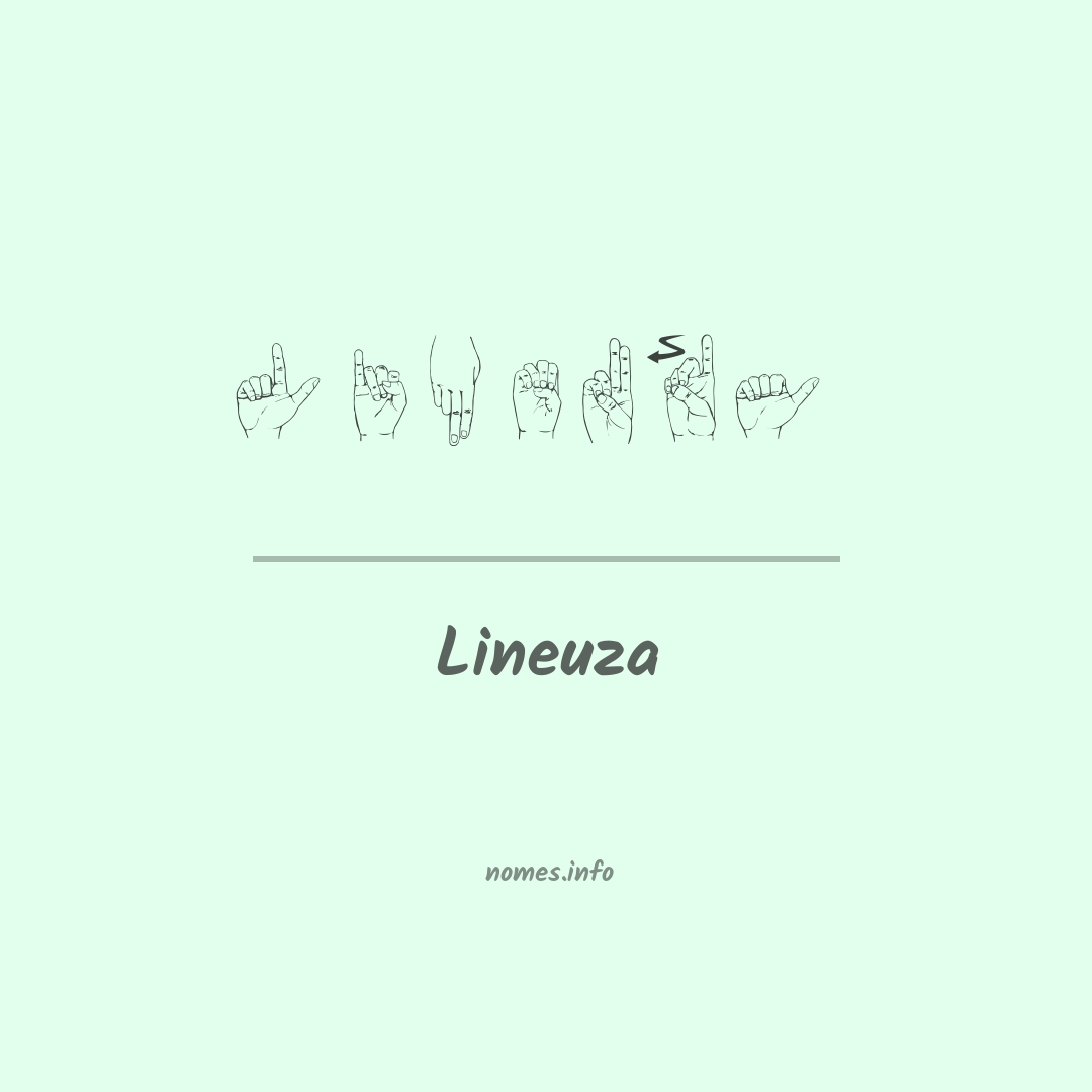 Lineuza em Libras