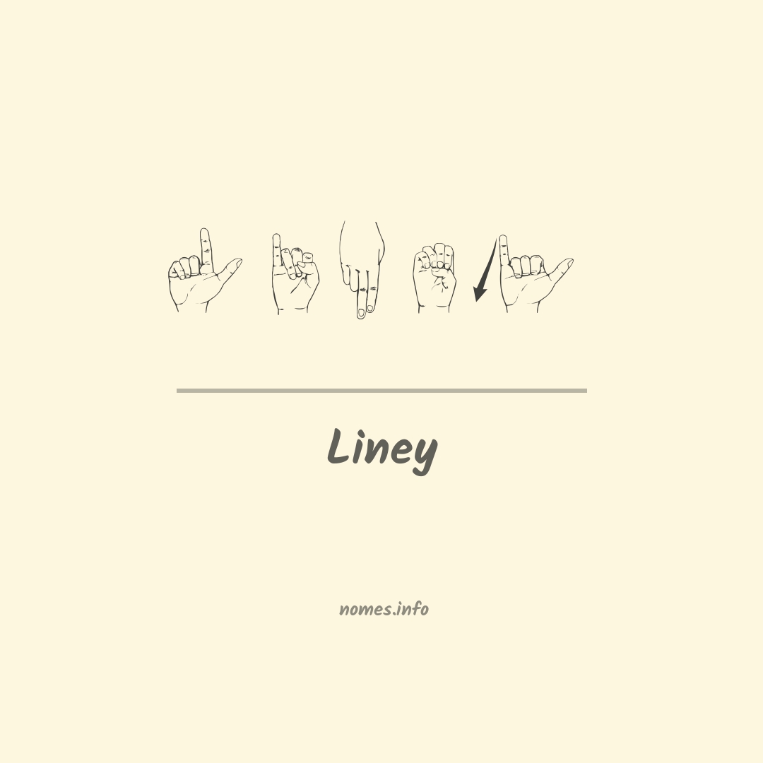 Liney em Libras