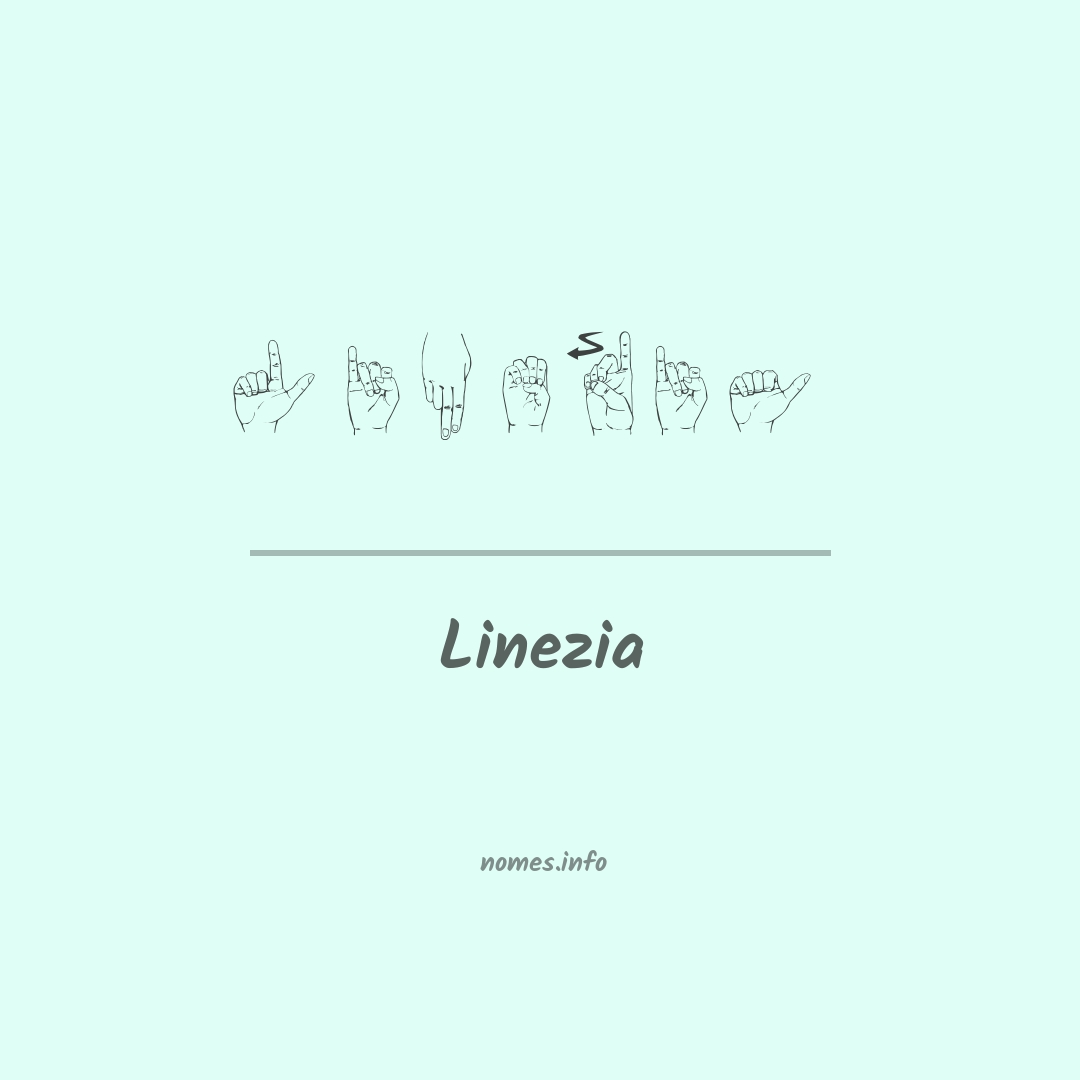 Linezia em Libras