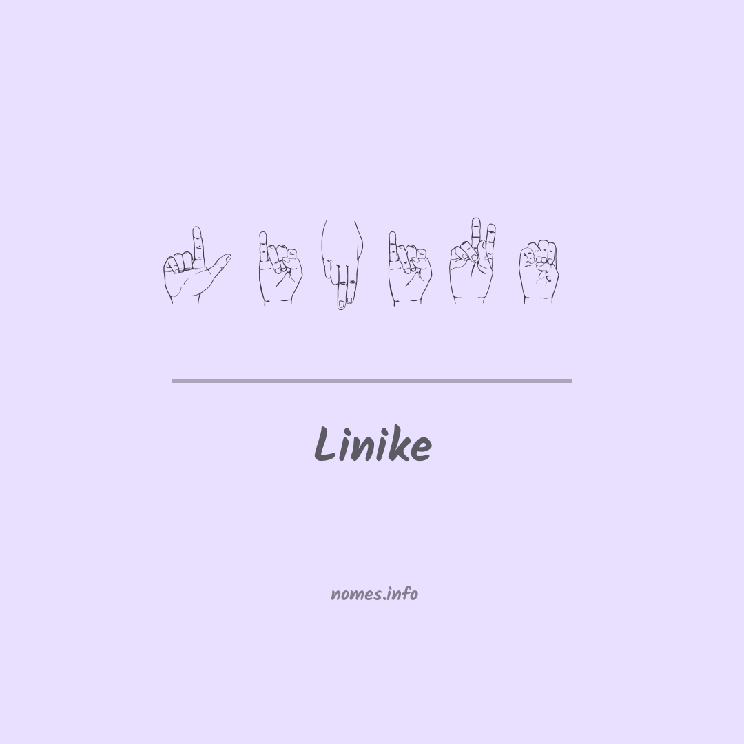 Linike em Libras