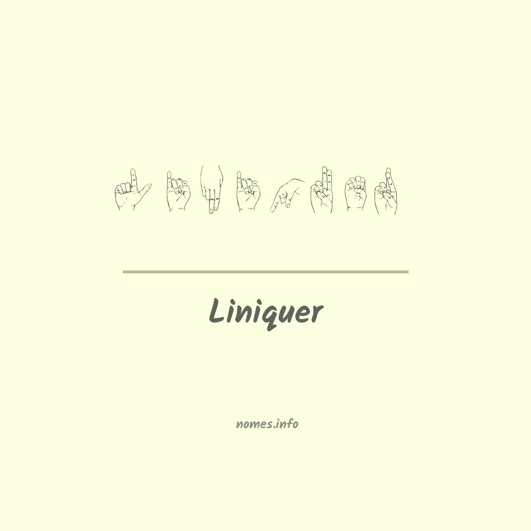 Liniquer em Libras