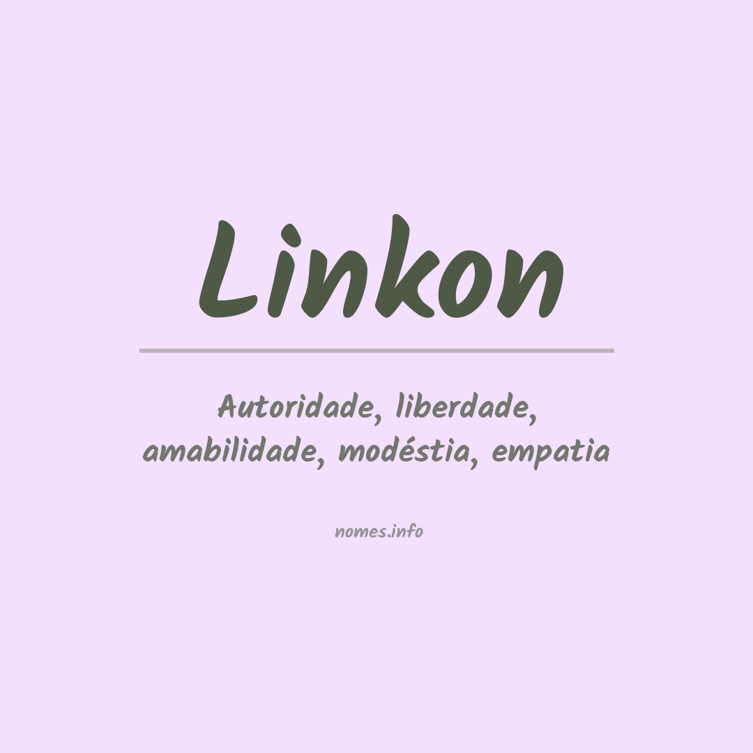 Significado do nome Linkon