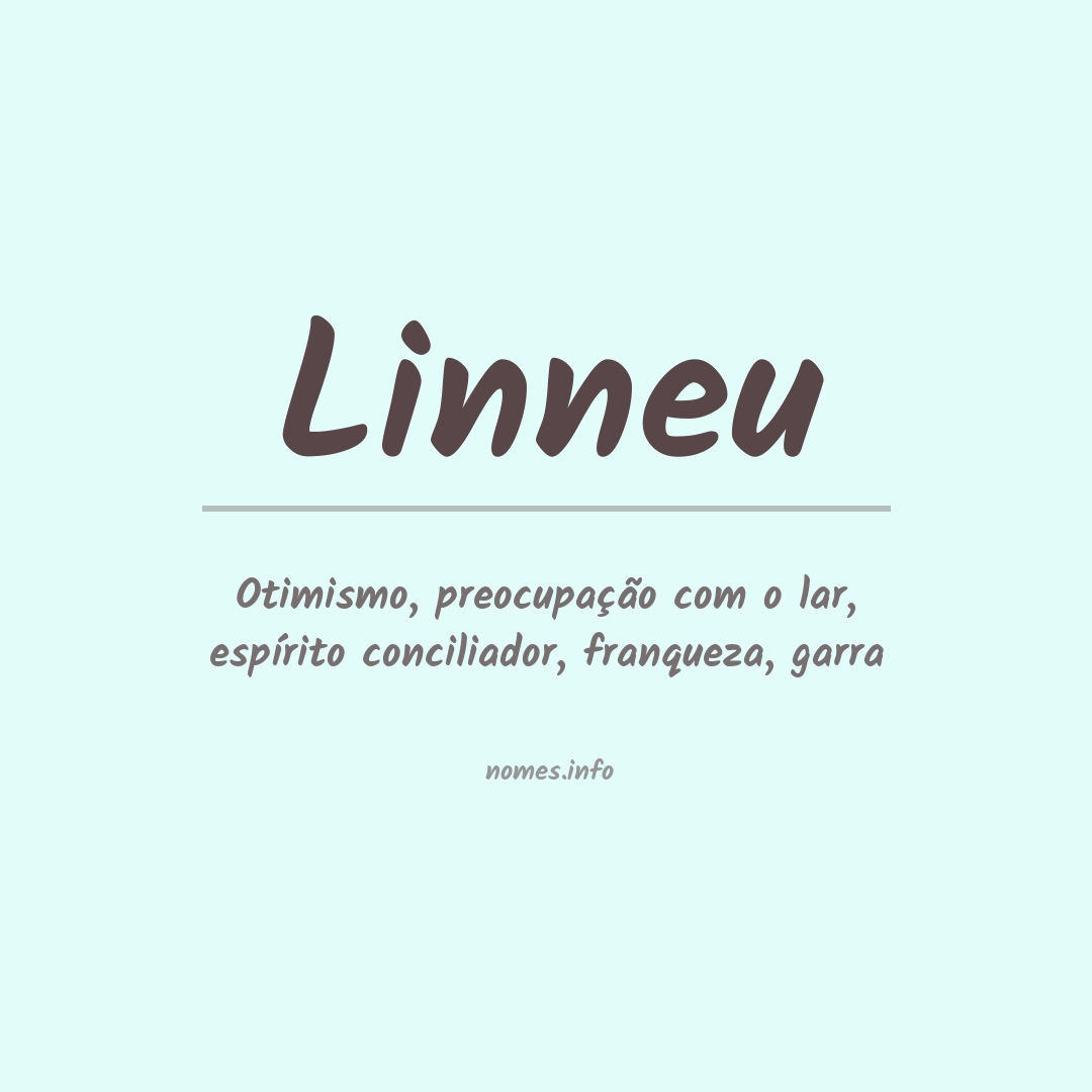 Significado do nome Linneu