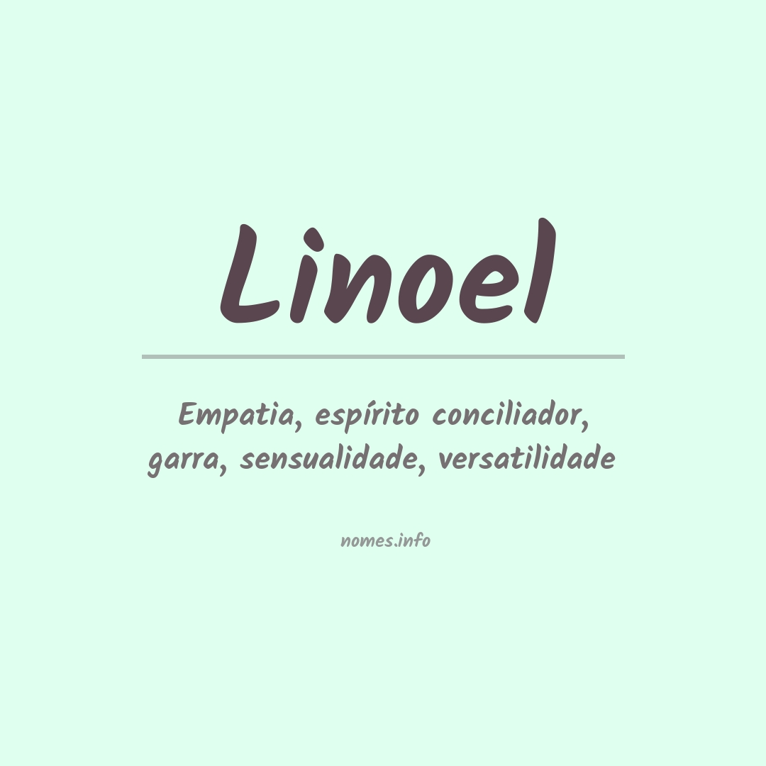 Significado do nome Linoel Significado do nome Linoel