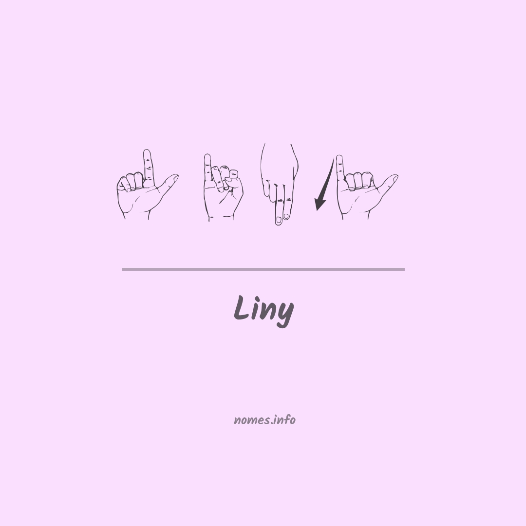Liny em Libras
