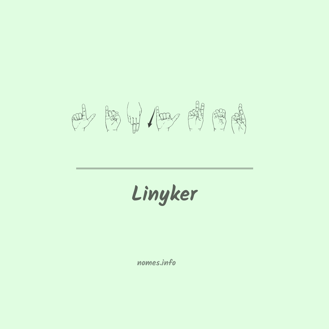 Linyker em Libras