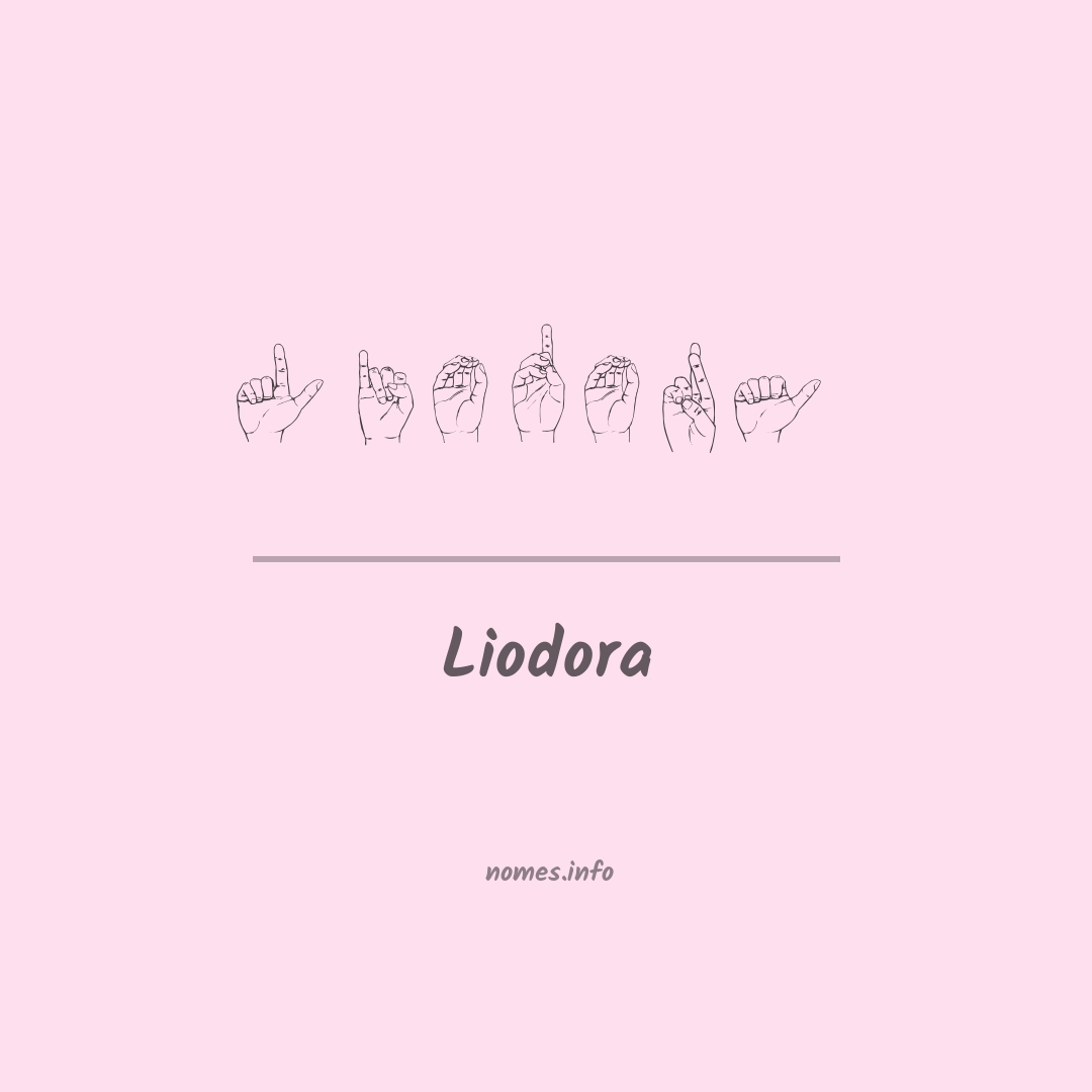Liodora em Libras