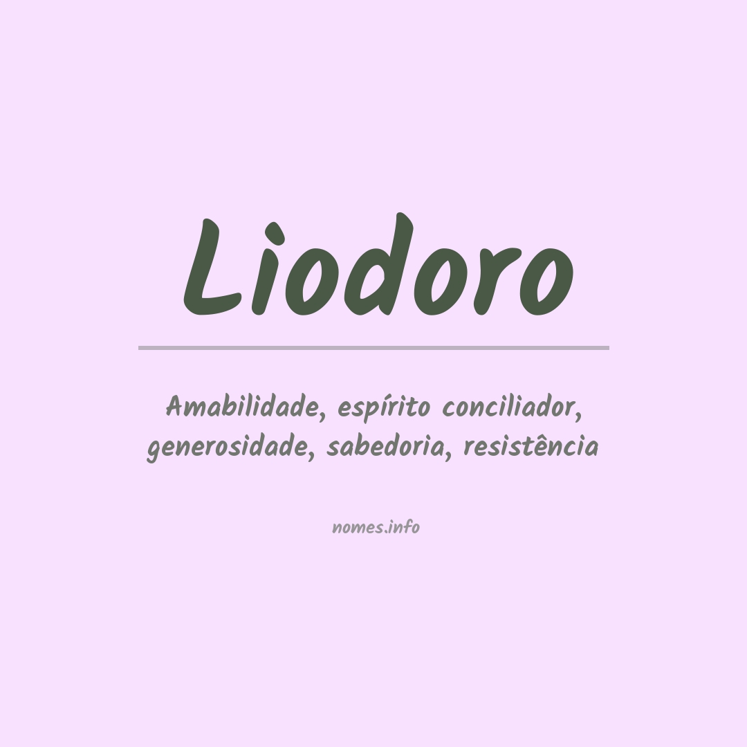 Significado do nome Liodoro