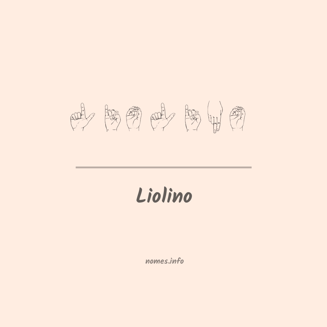Liolino em Libras