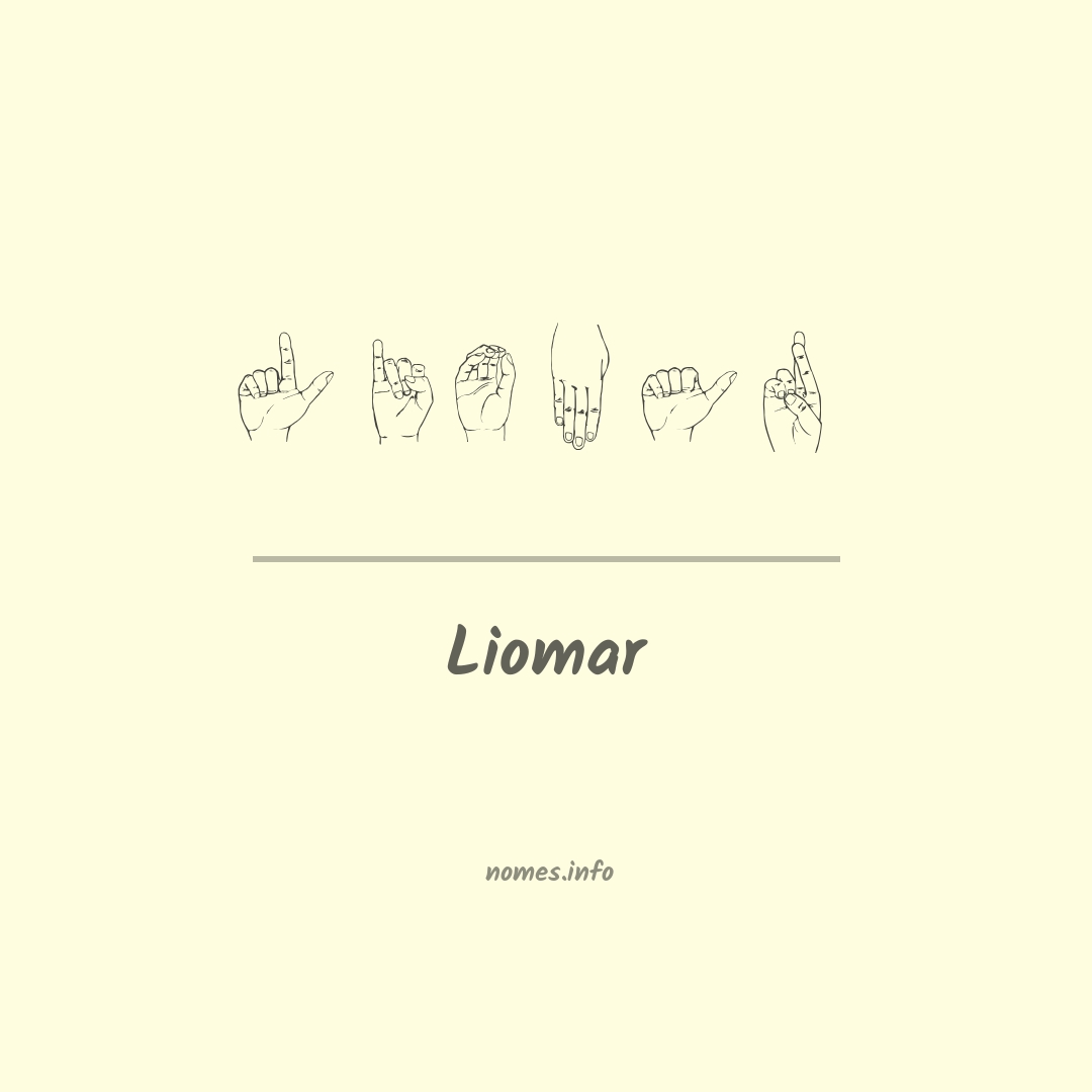 Liomar em Libras