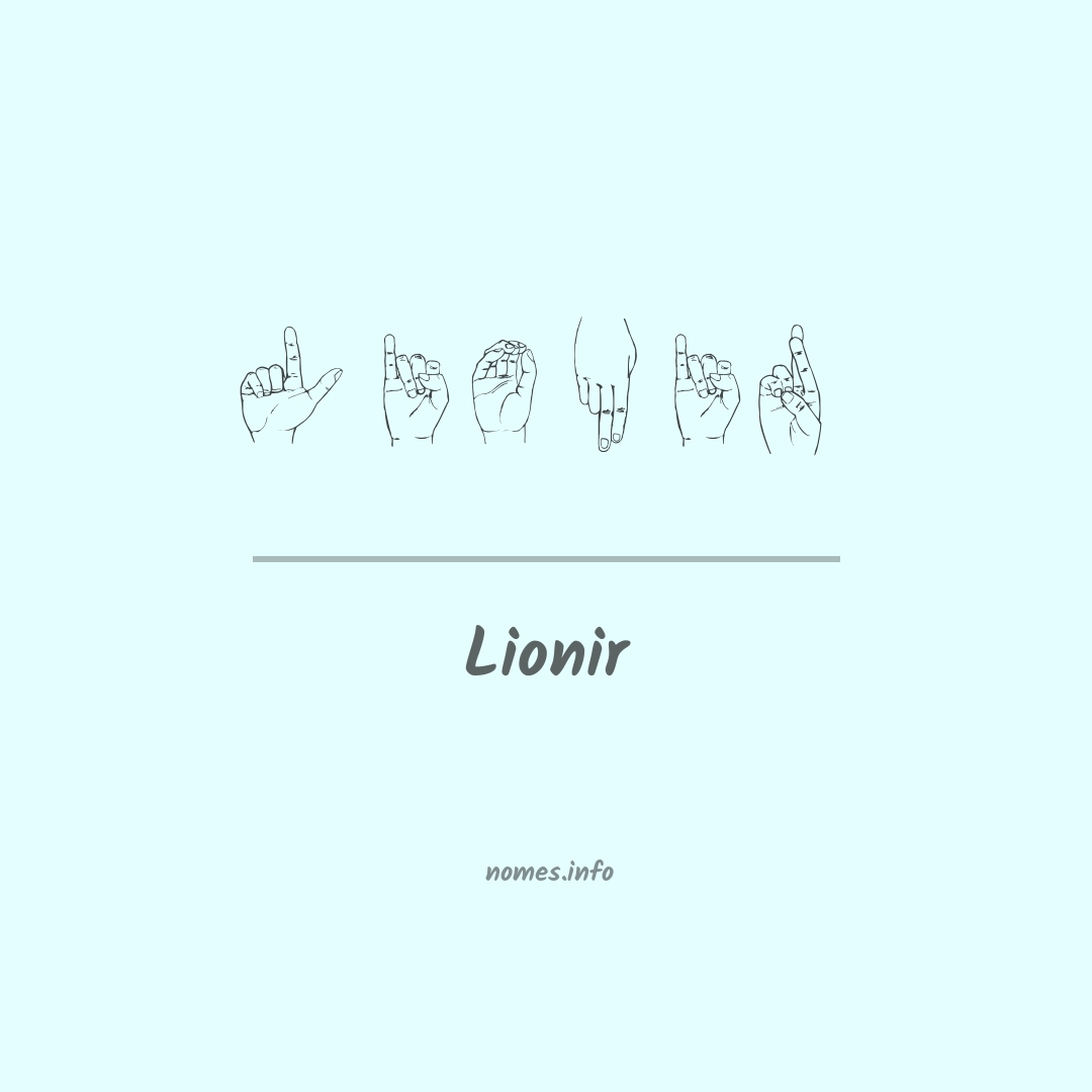 Lionir em Libras