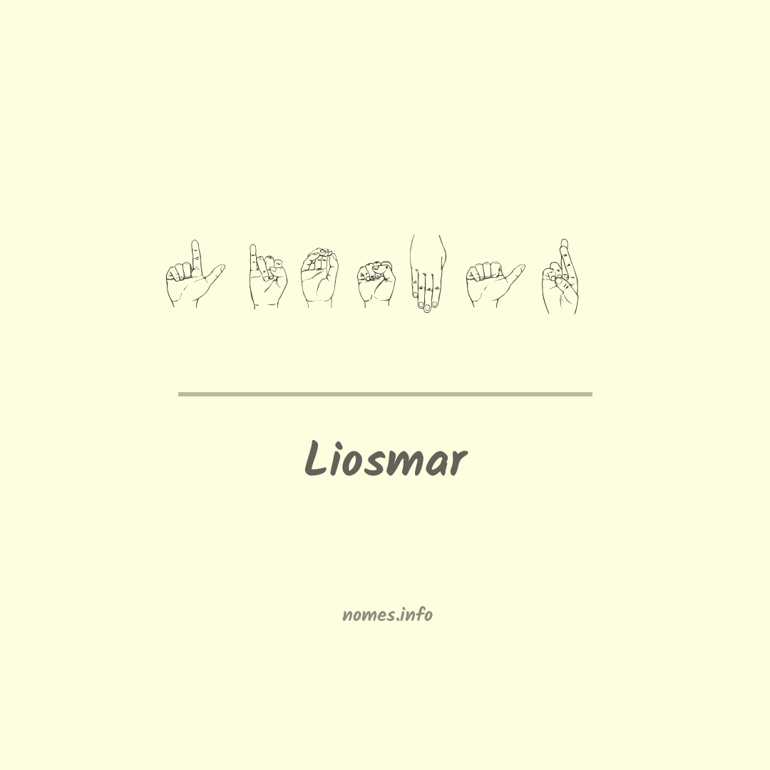 Liosmar em Libras