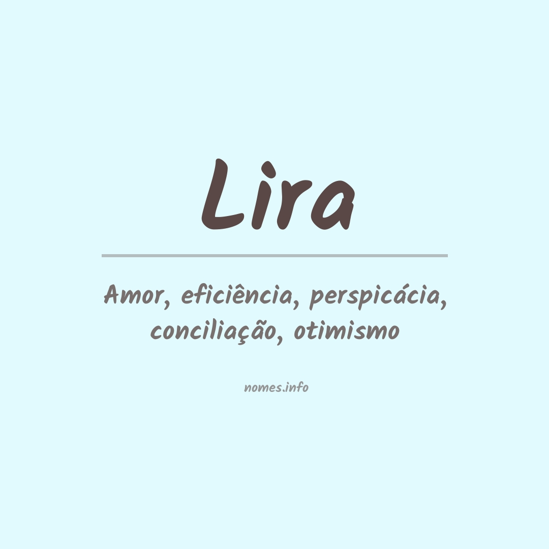 Significado do nome Lira