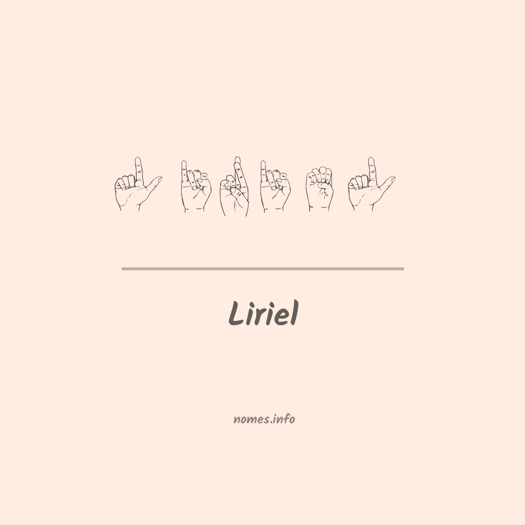 Liriel em Libras