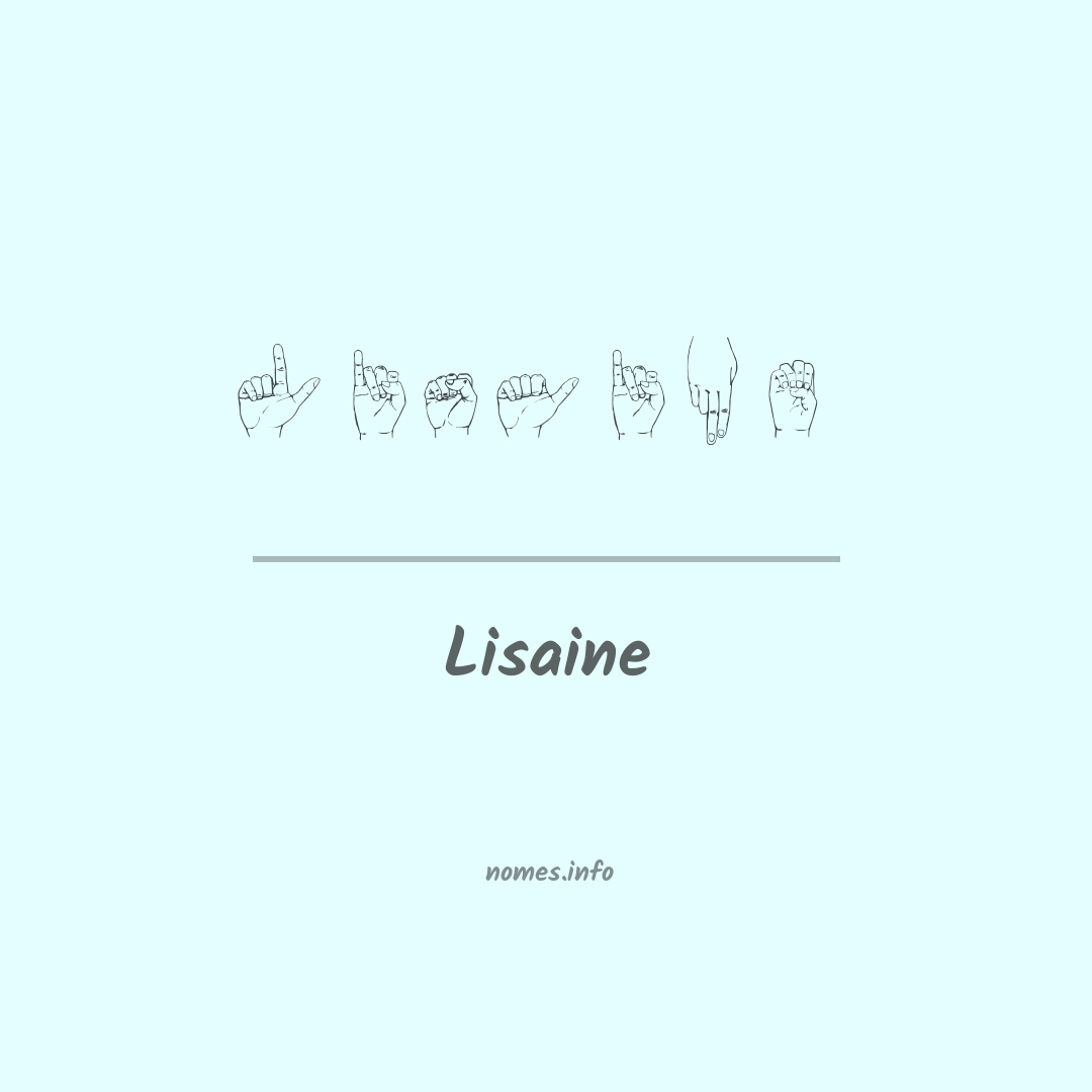 Lisaine em Libras