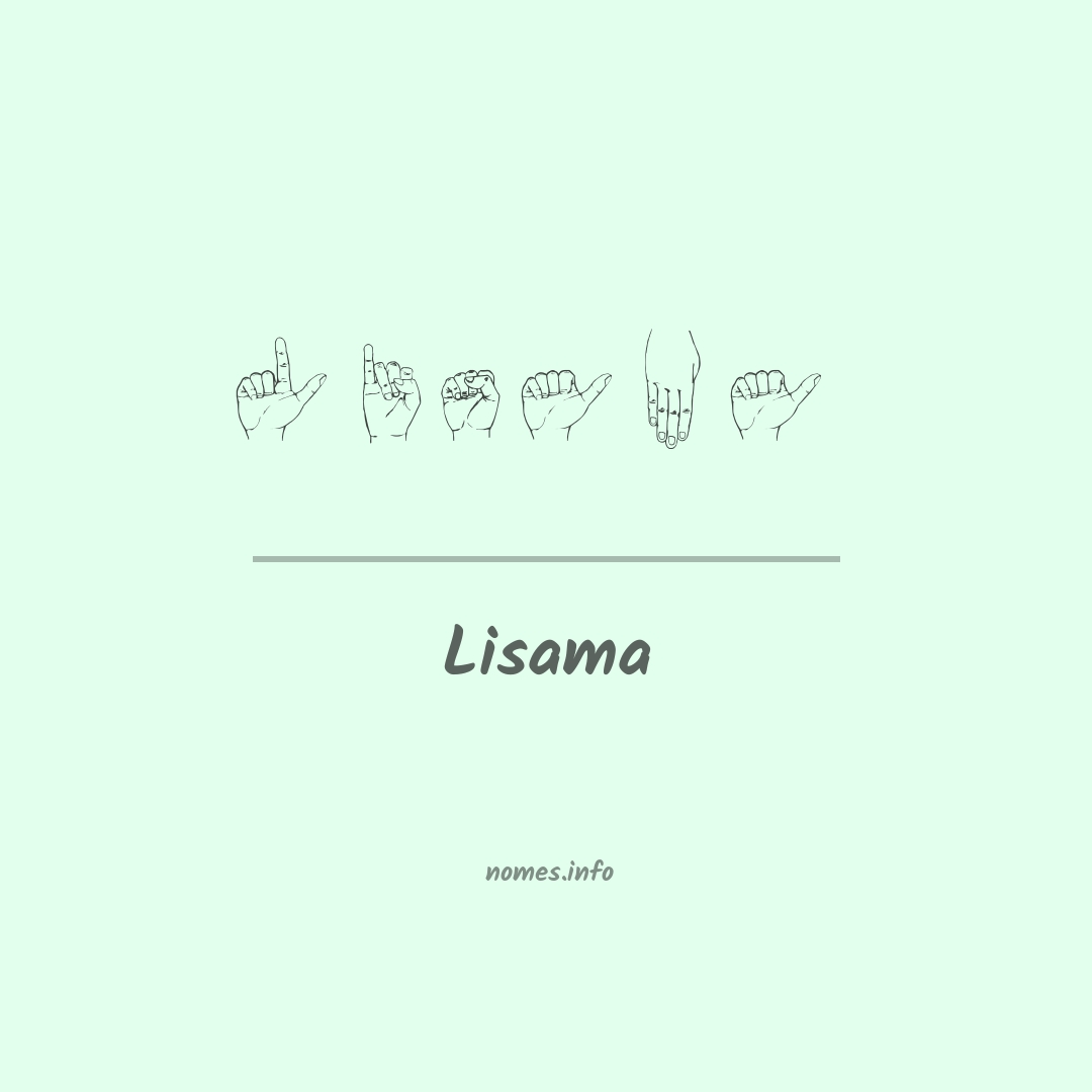 Lisama em Libras