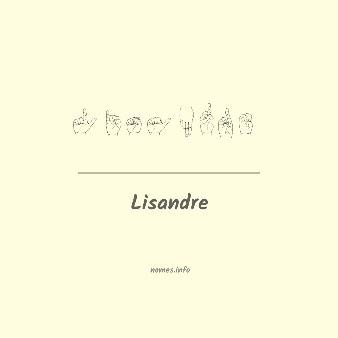Lisandre em Libras Lisandre em Libras