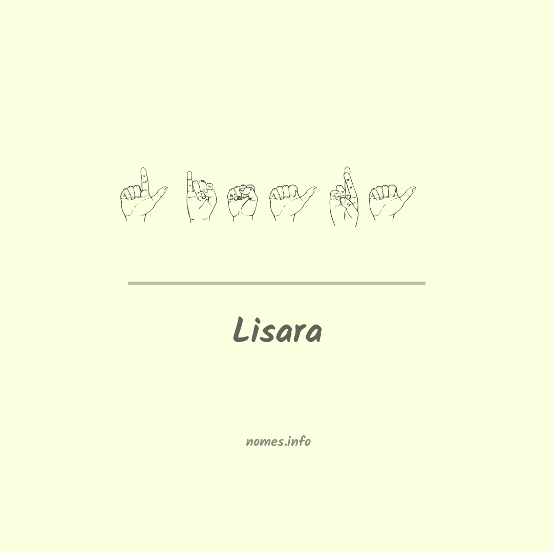 Lisara em Libras