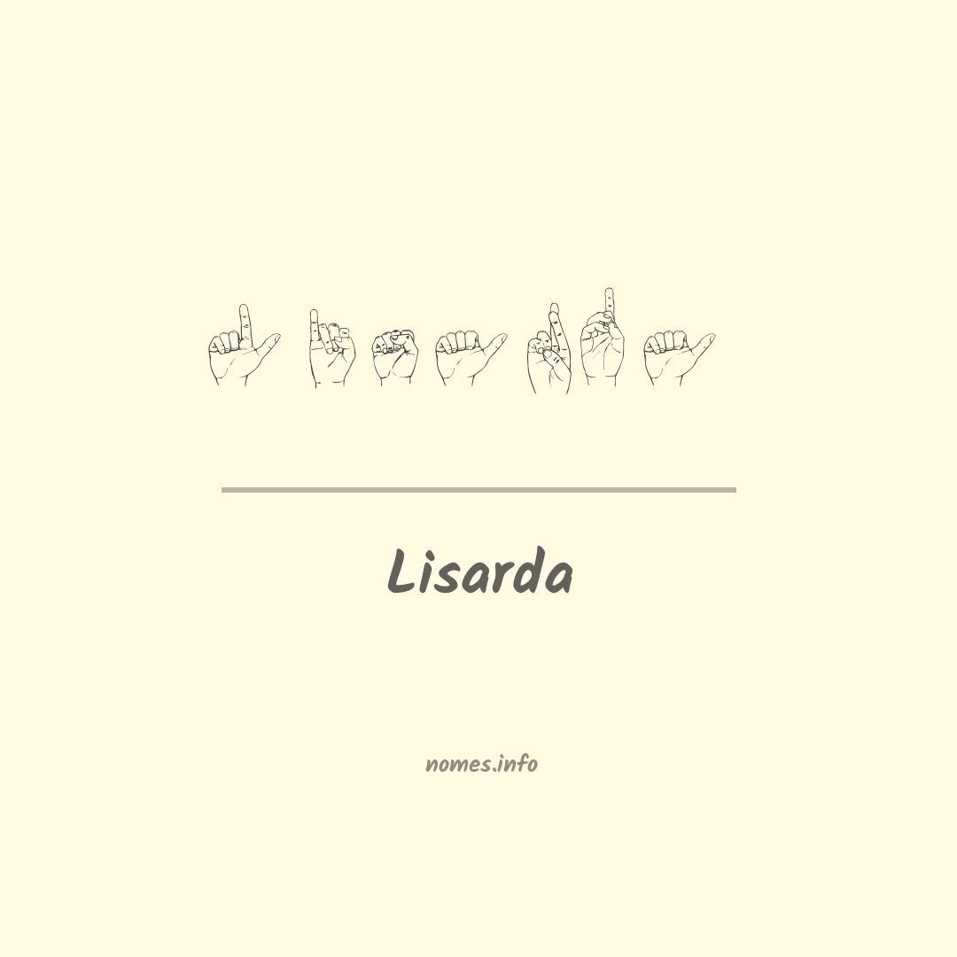 Lisarda em Libras