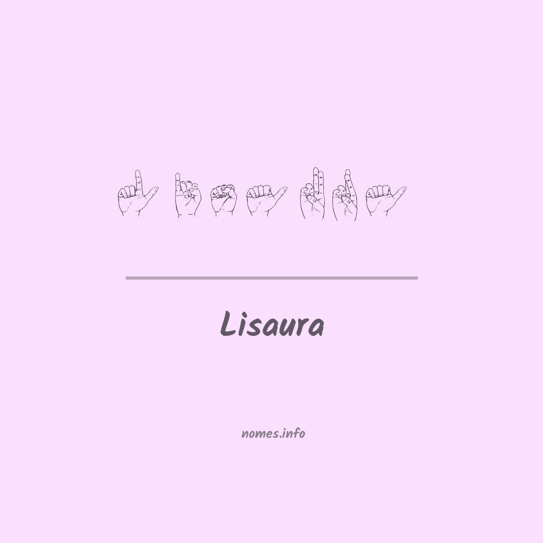 Lisaura em Libras Lisaura em Libras