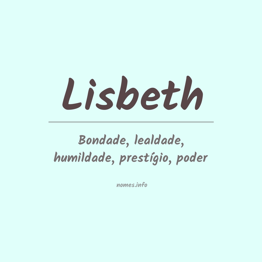 Significado do nome Lisbeth