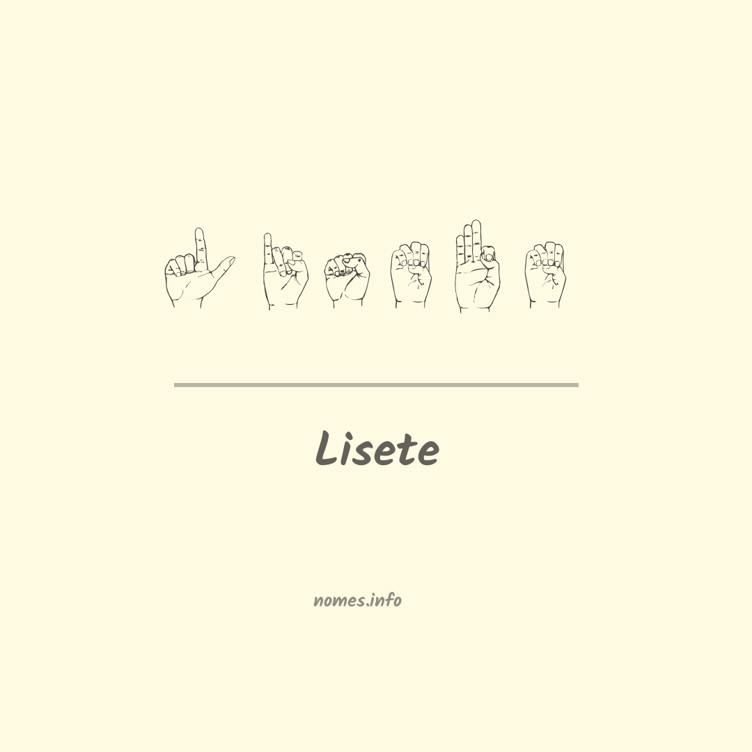Lisete em Libras