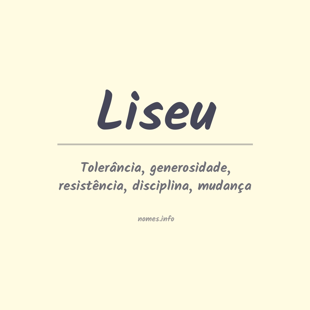 Significado do nome Liseu