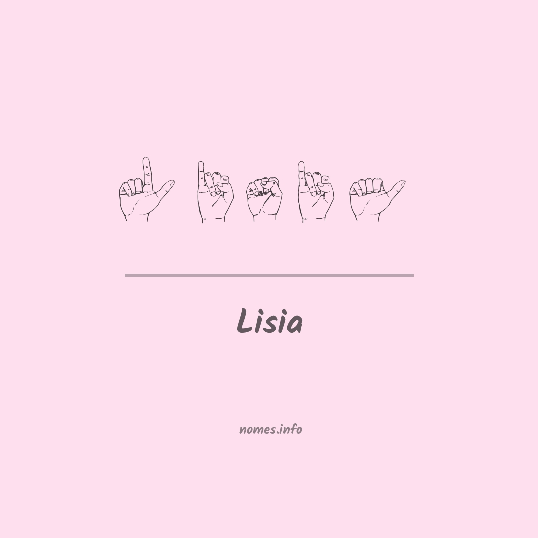 Lisia em Libras