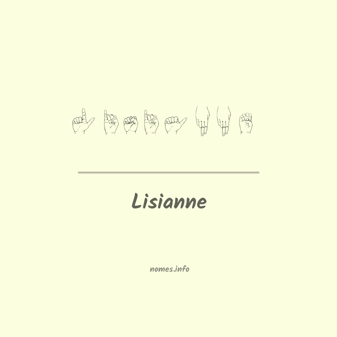 Lisianne em Libras