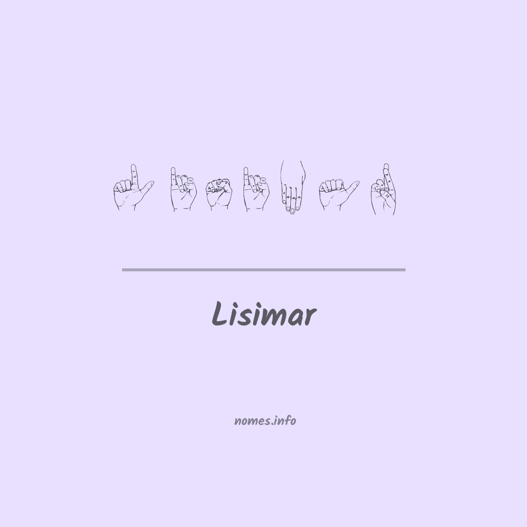 Lisimar em Libras