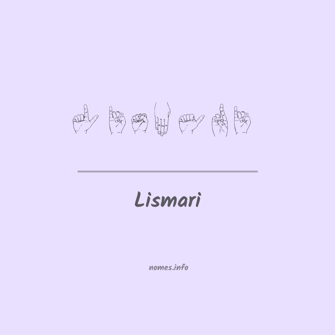 Lismari em Libras