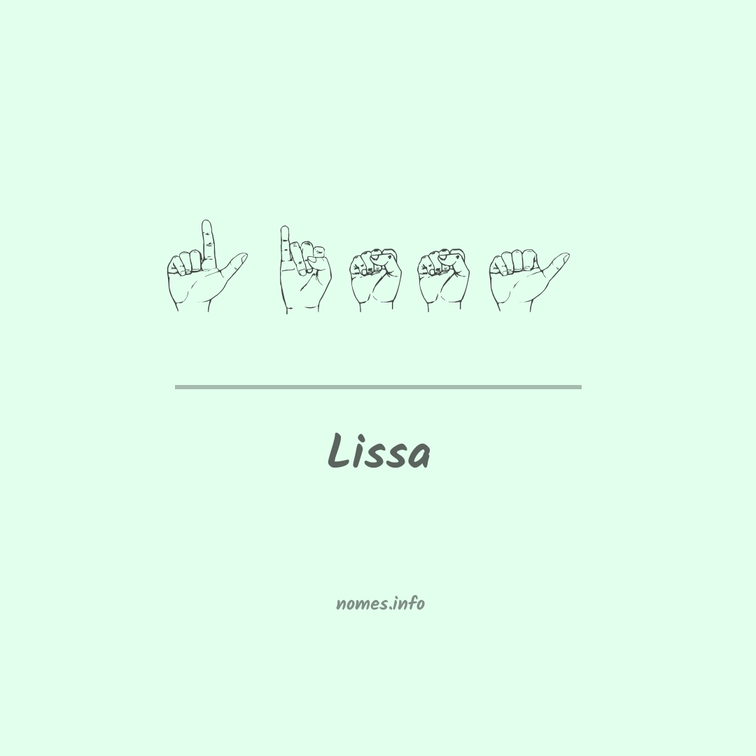 Lissa em Libras