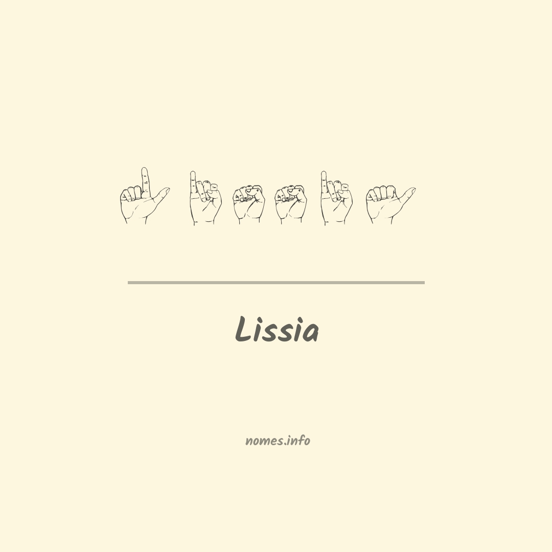 Lissia em Libras