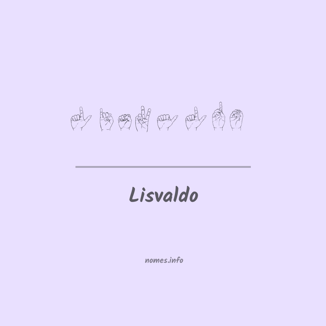 Lisvaldo em Libras