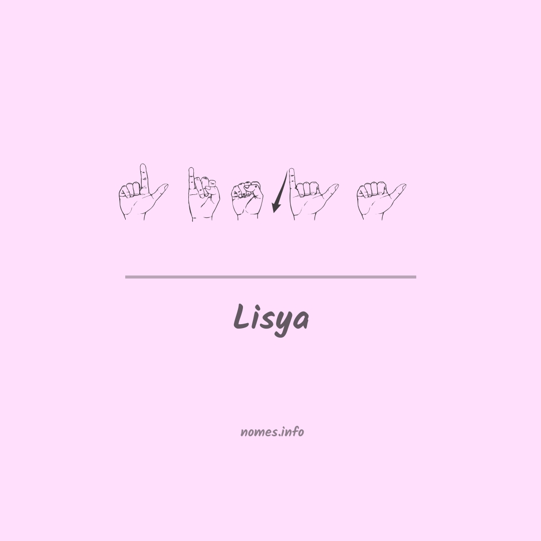 Lisya em Libras