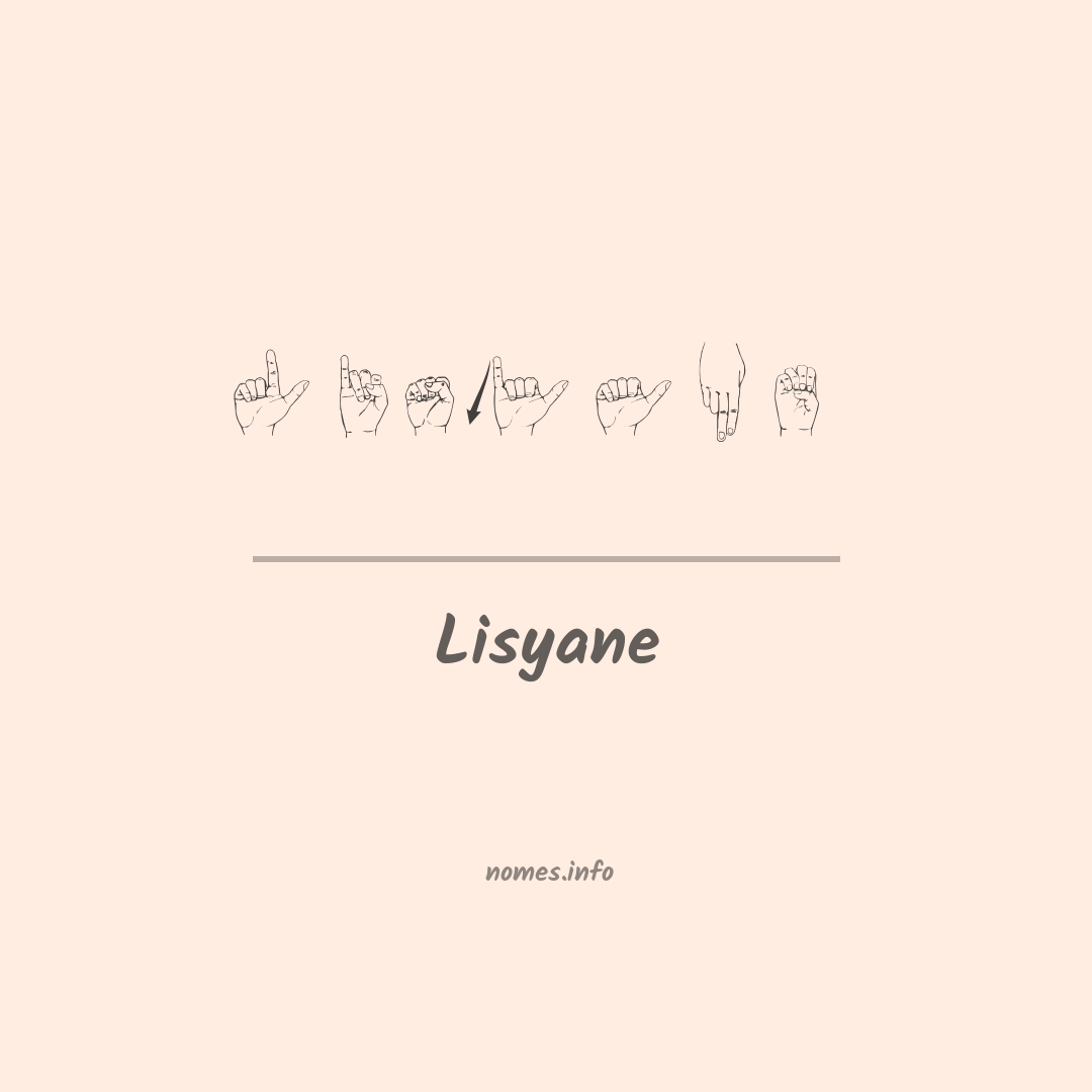 Lisyane em Libras