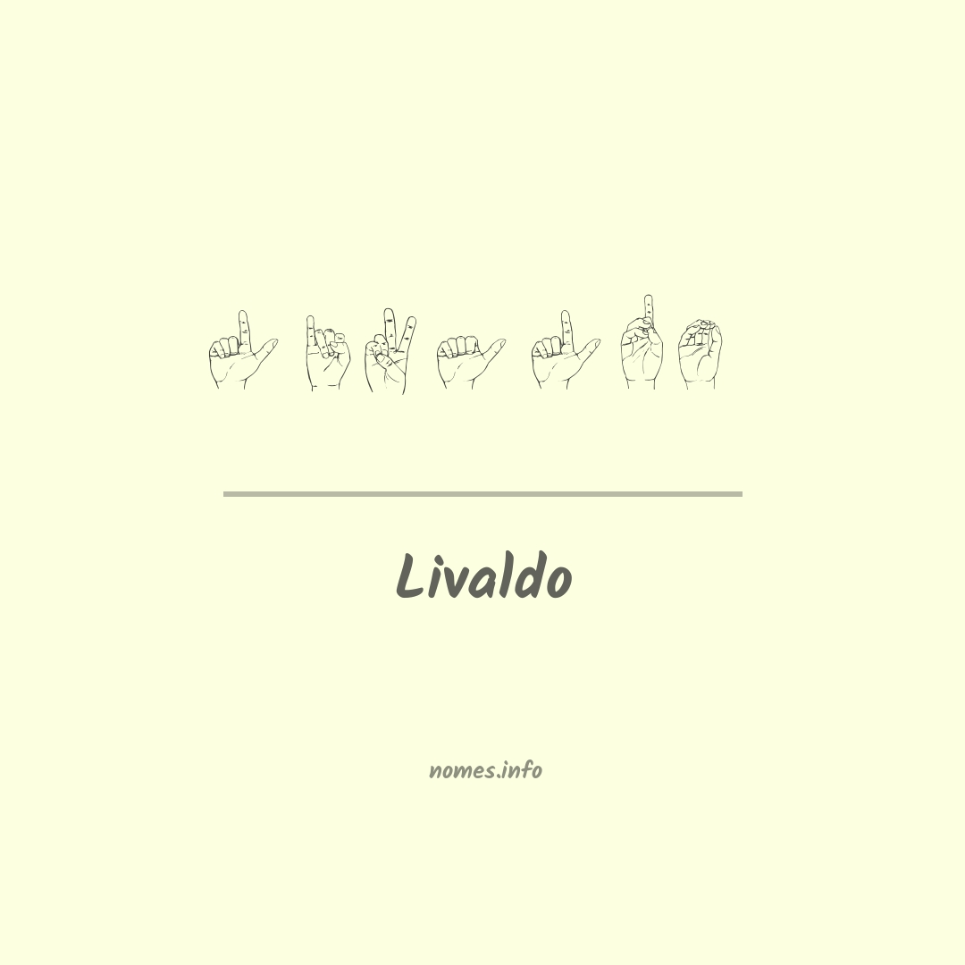 Livaldo em Libras