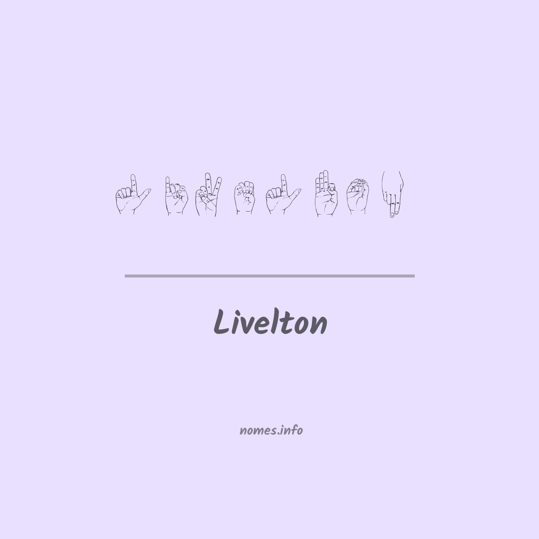 Livelton em Libras