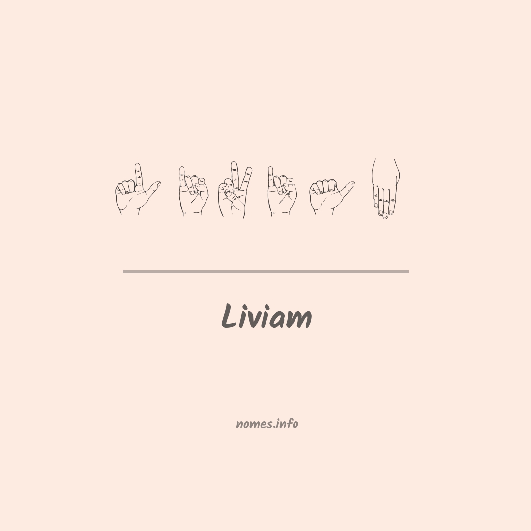 Liviam em Libras
