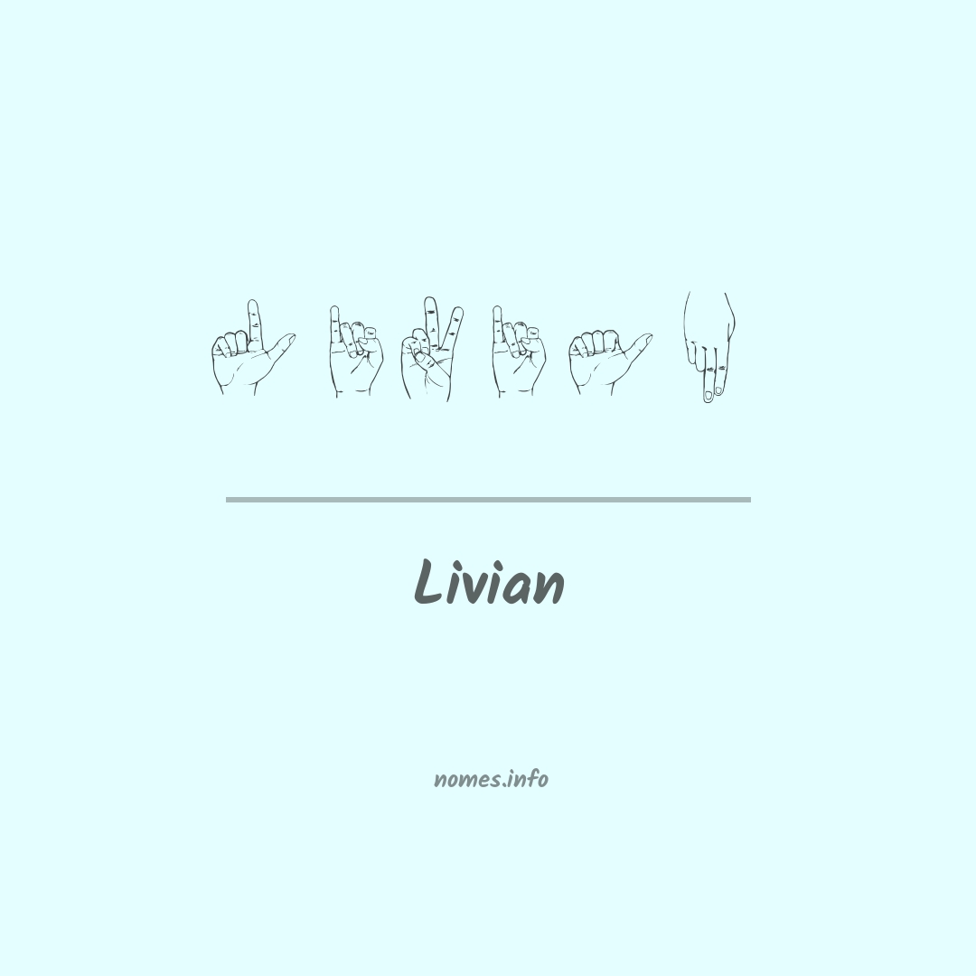 Livian em Libras