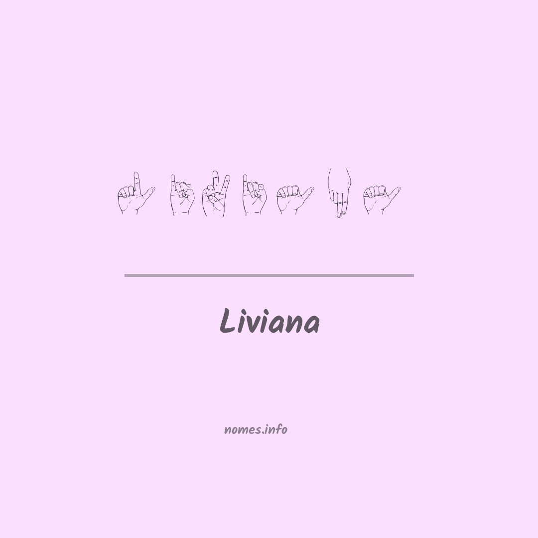 Liviana em Libras