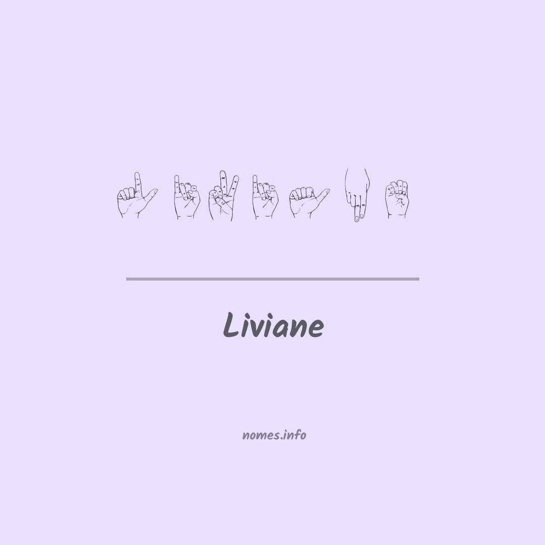 Liviane em Libras