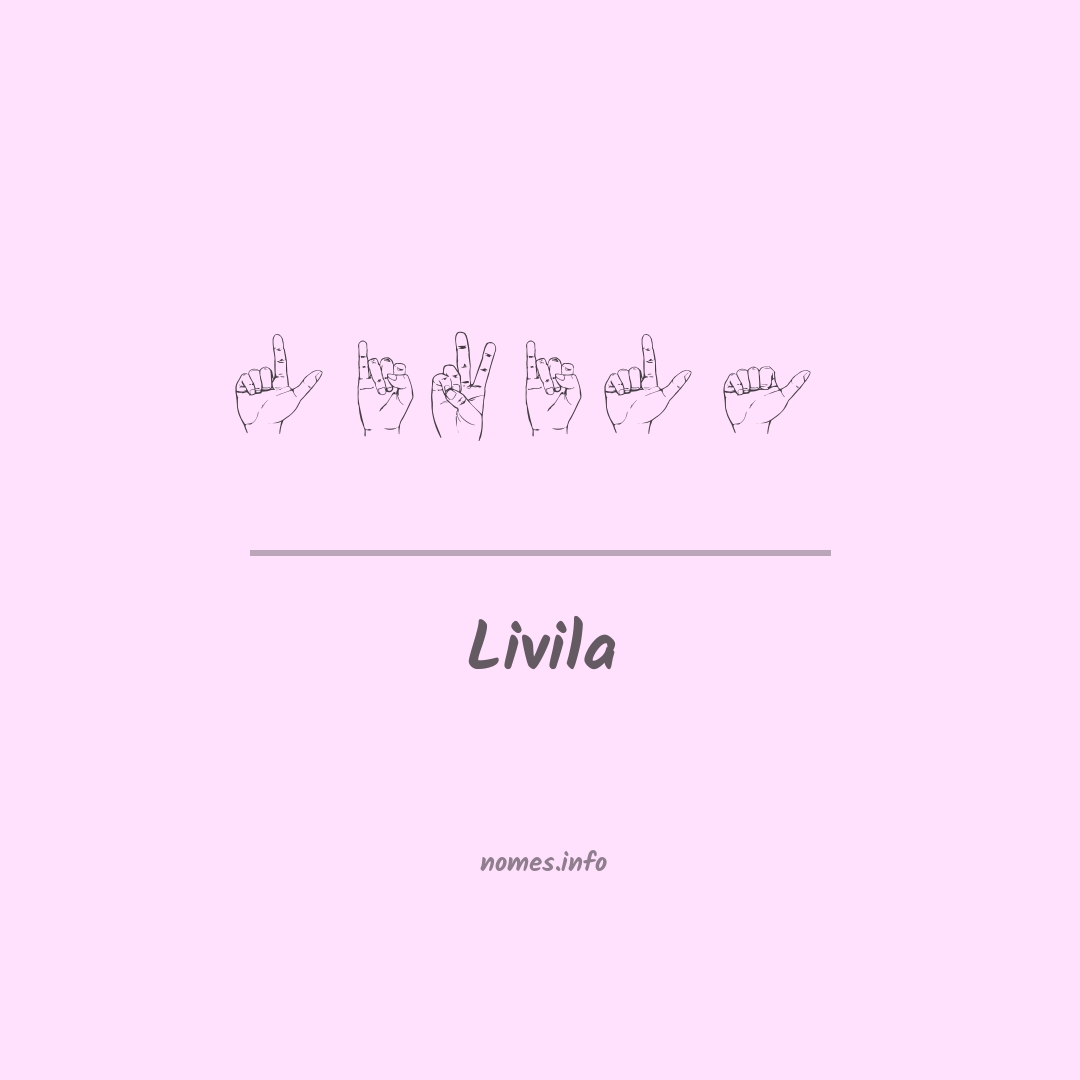 Livila em Libras