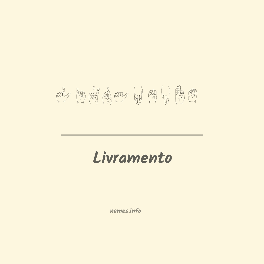 Livramento em Libras