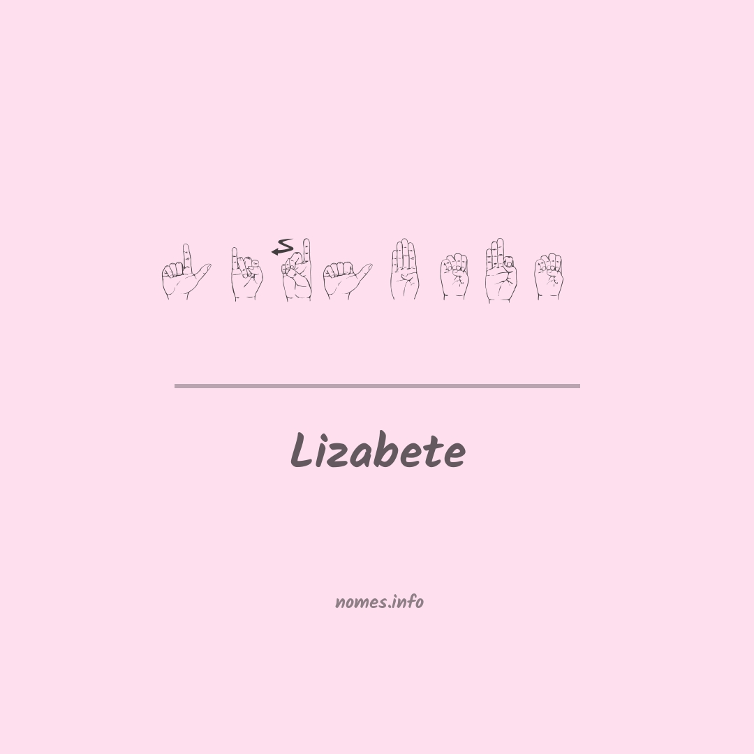 Lizabete em Libras