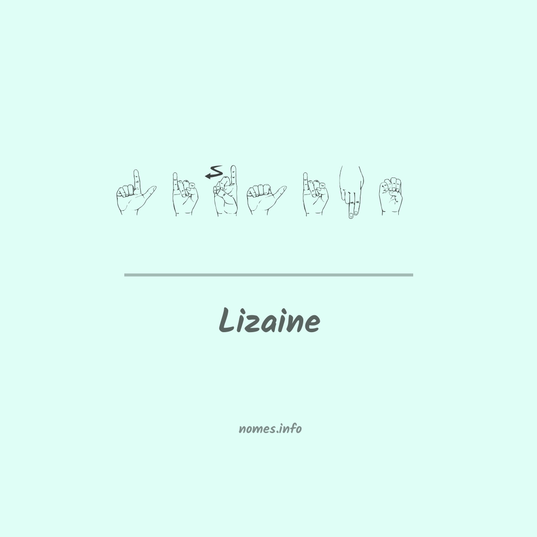 Lizaine em Libras